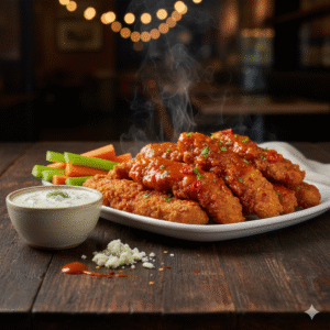 Buffalo Wings Dinner (10 pcs)