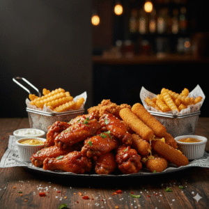 Chicken Combo (10 wings, 5 tenders, 5 mozzarella sticks, 2 fries)