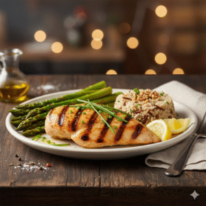 Grilled Chicken Dinner