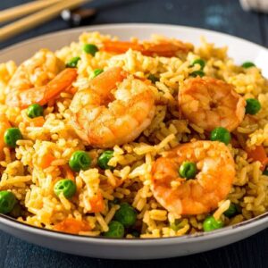 Shrimp over Rice