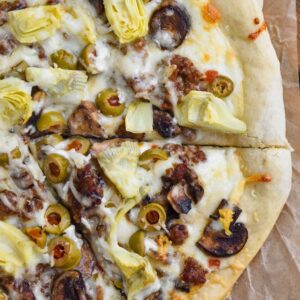 Mediterranean (White) Pizza