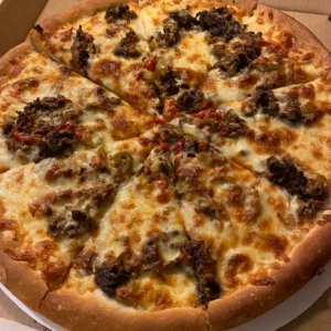 Steak Bomb Pizza